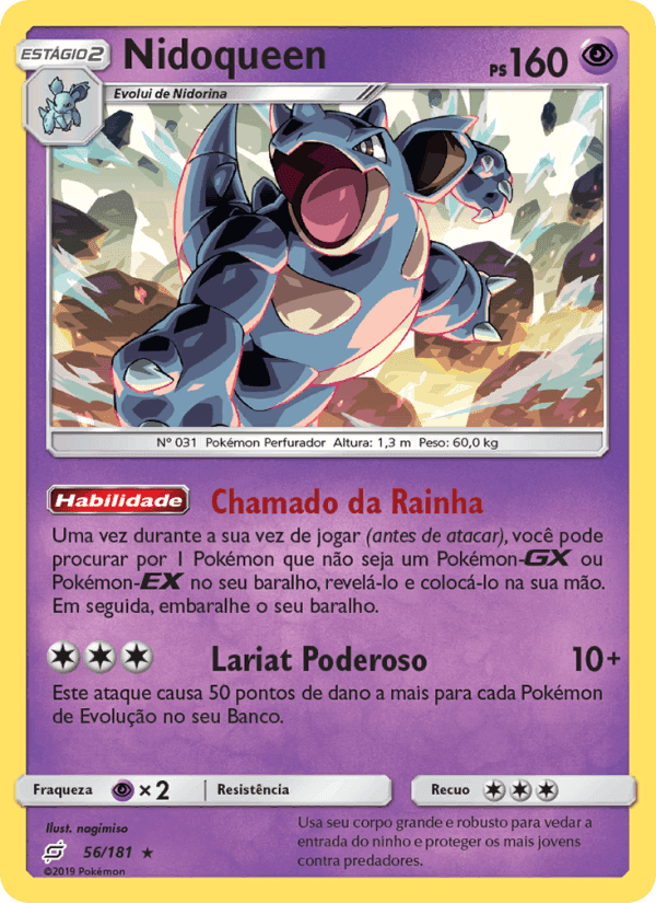 Nidoqueen, carte 56 de União de Aliados