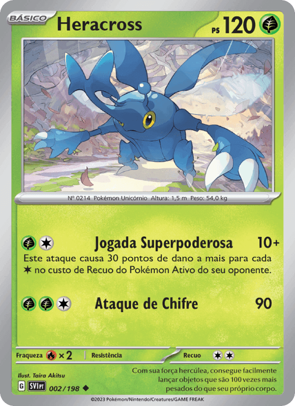 Heracross, carte 002 de Escarlate e Violeta