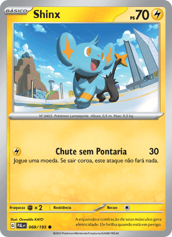 Shinx, carta 069 di Evoluções em Paldea