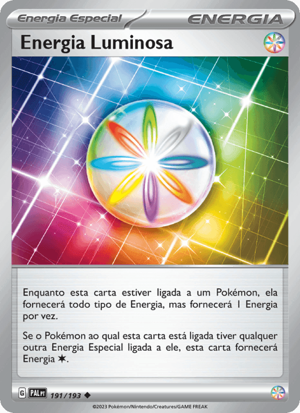 Energia Luminosa, carta 191 de Evoluções em Paldea