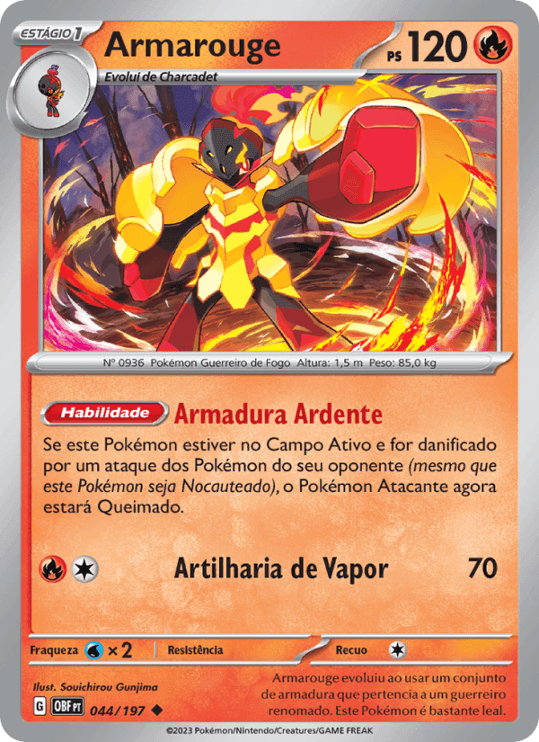 Armarouge, carta 044 de Obsidiana em Chamas