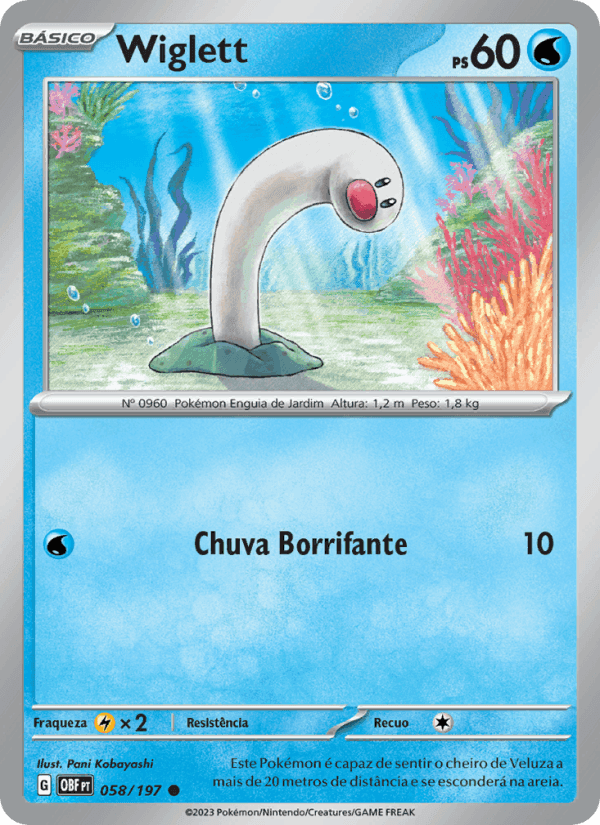 Wiglett, carta 058 de Obsidiana em Chamas