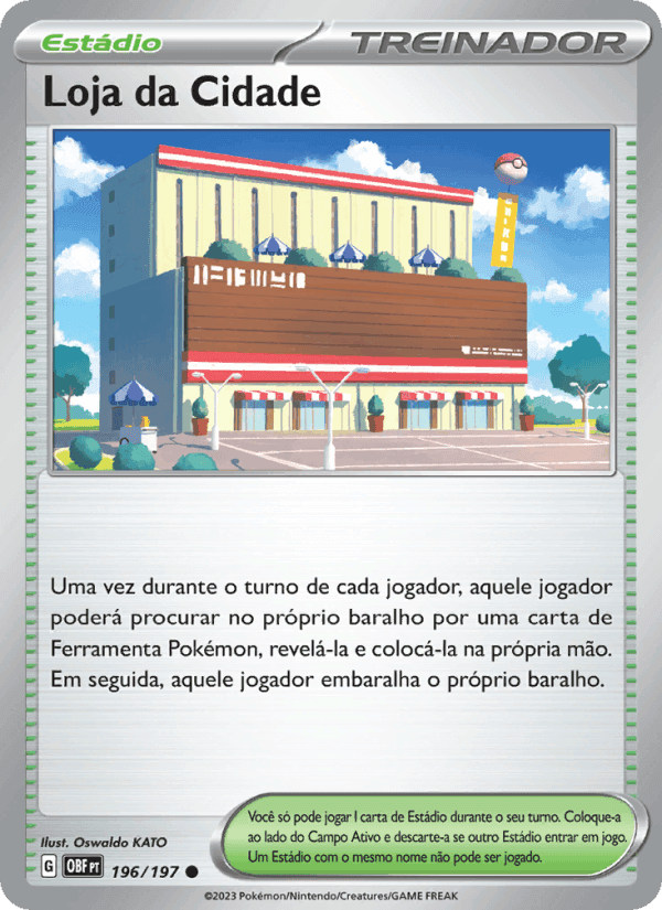 Loja da Cidade, carte 196 de Obsidiana em Chamas