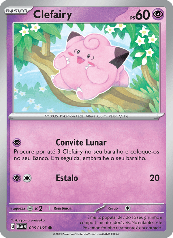Clefairy, carte 035 de 151