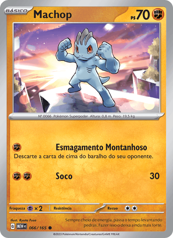 Machop, card 066 from 151