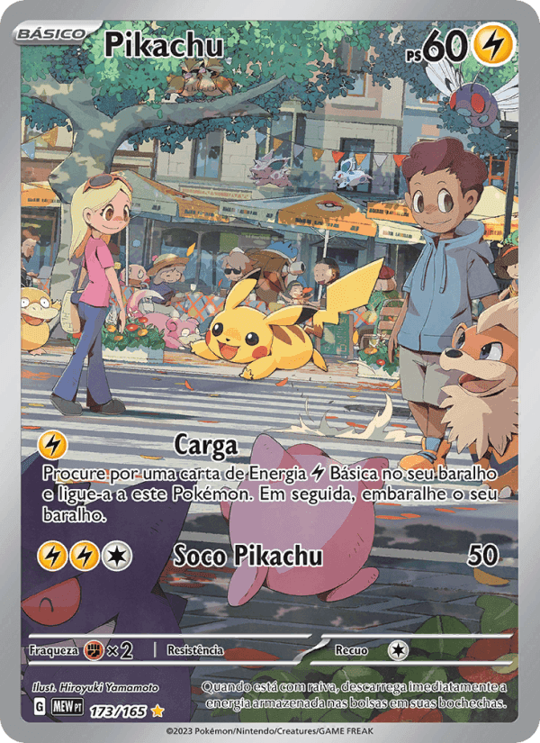 Pikachu, carta 173 di 151