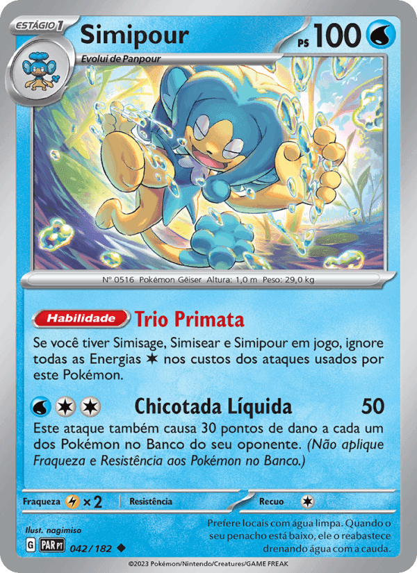 Simipour, carta 042 de Fenda Paradoxal