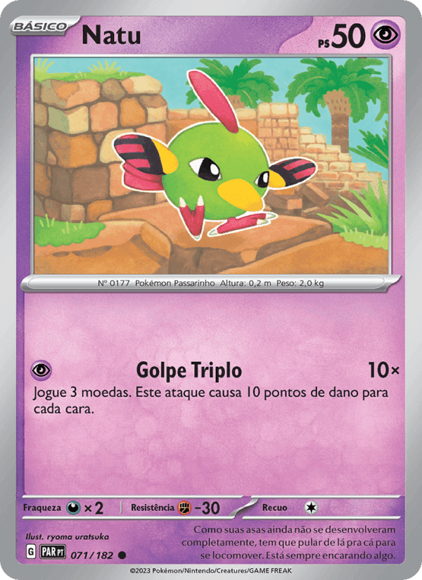 Natu, card 071 from Fenda Paradoxal