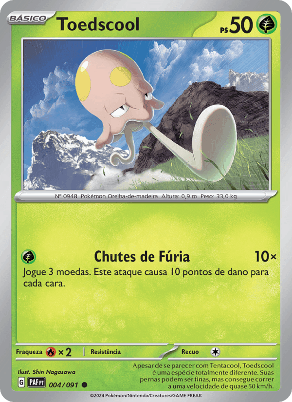 Toedscool, carte 004 de Destinos de Paldea