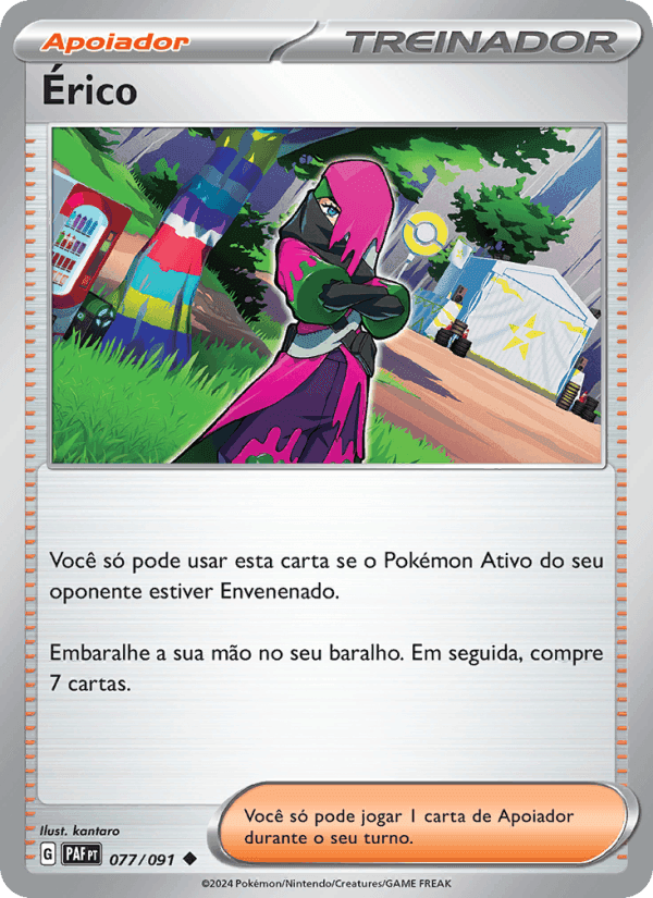 Érico, carta 077 de Destinos de Paldea