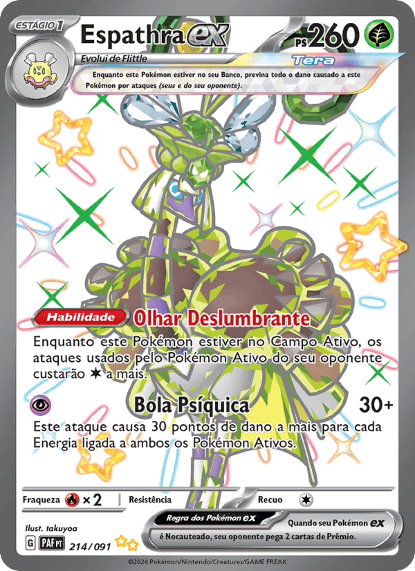 Espathra ex, card 214 from Destinos de Paldea