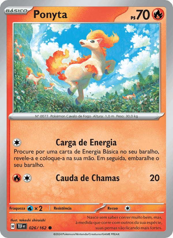Ponyta, carta 026 de Forças Temporais