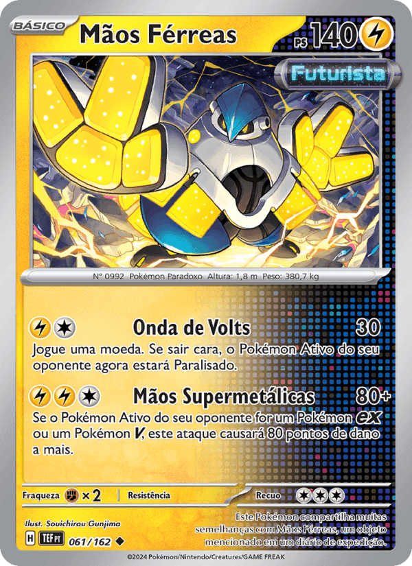Mãos Férreas, card 061 from Forças Temporais