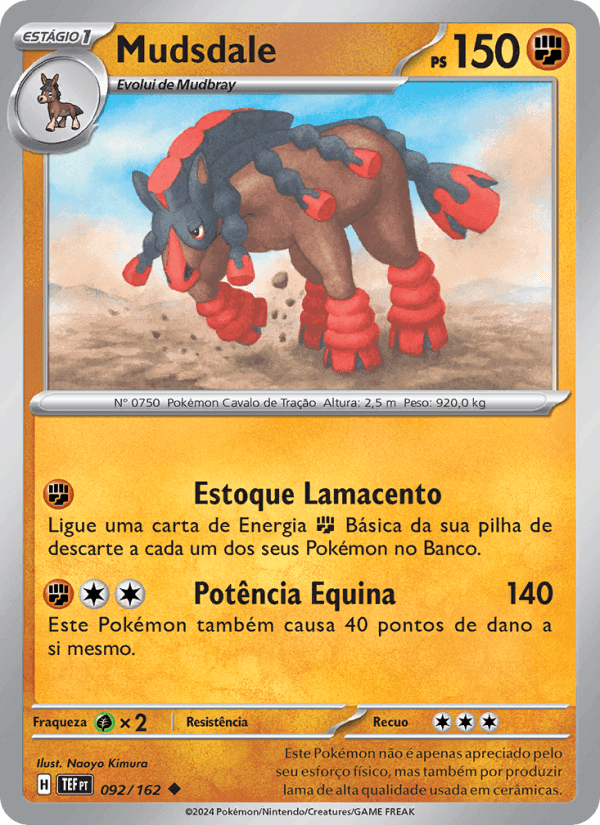 Mudsdale, card 092 from Forças Temporais