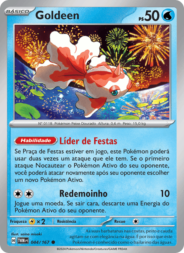 Goldeen, carta 044 de Máscaras do Crepúsculo