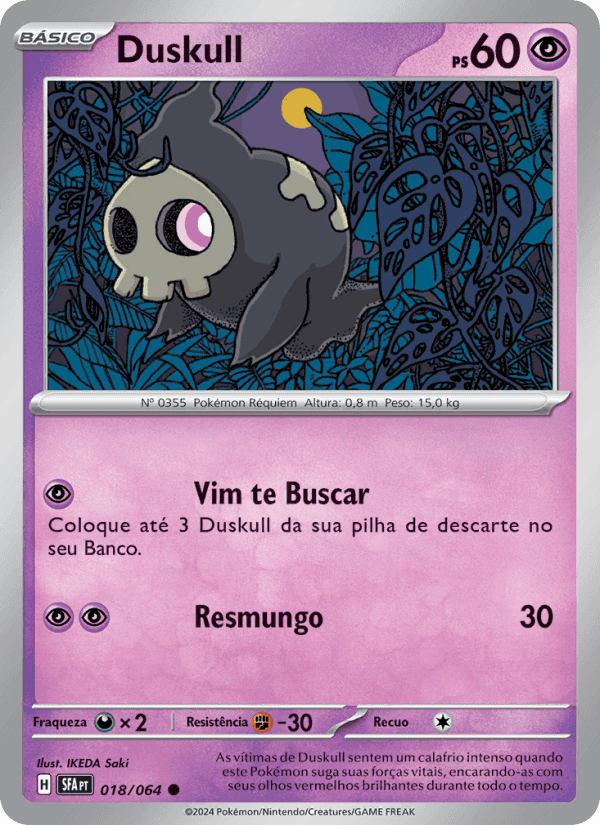 Duskull, carte 018 de Fábulas Nebulosas