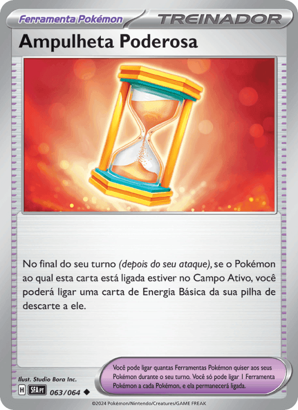 Ampulheta Poderosa, card 063 from Fábulas Nebulosas