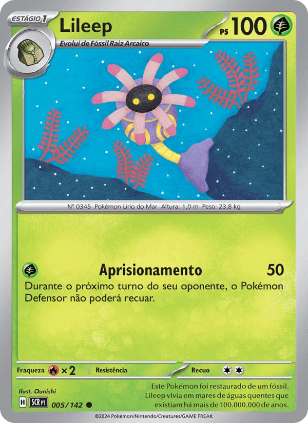 Lileep, carta 005 de Coroa Estelar