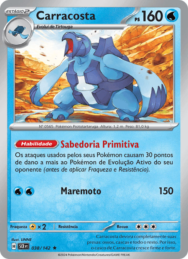 Carracosta, carta 038 de Coroa Estelar