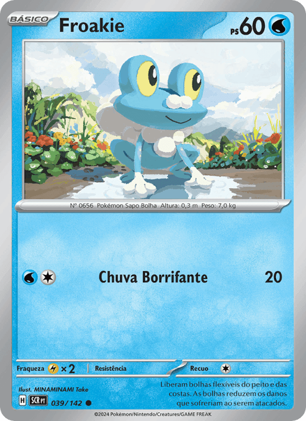 Froakie, carta 039 de Coroa Estelar