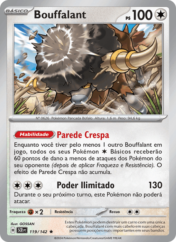 Bouffalant, carta 119 de Coroa Estelar