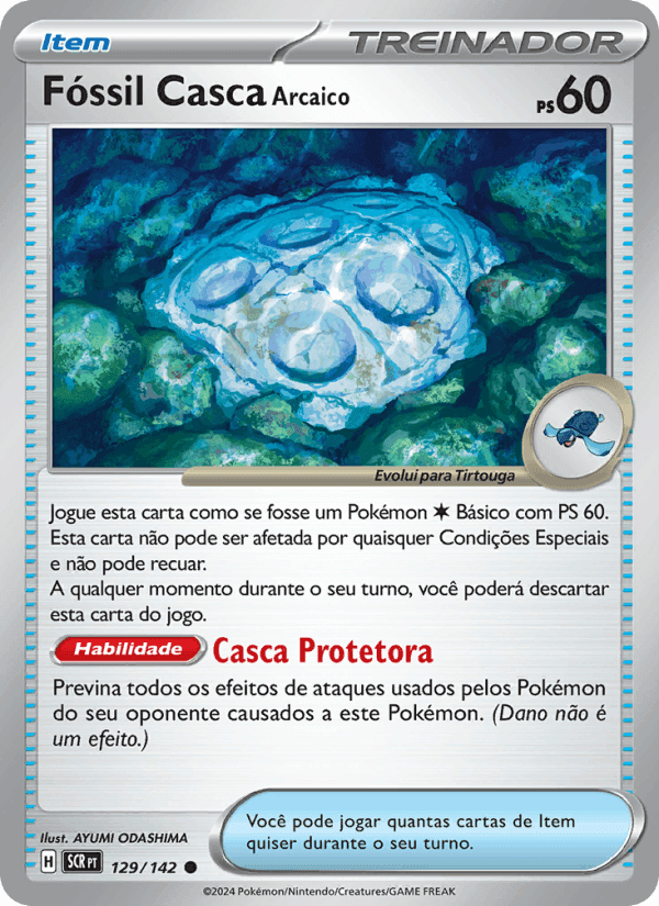 Fóssil Casca Arcaico, card 129 from Coroa Estelar