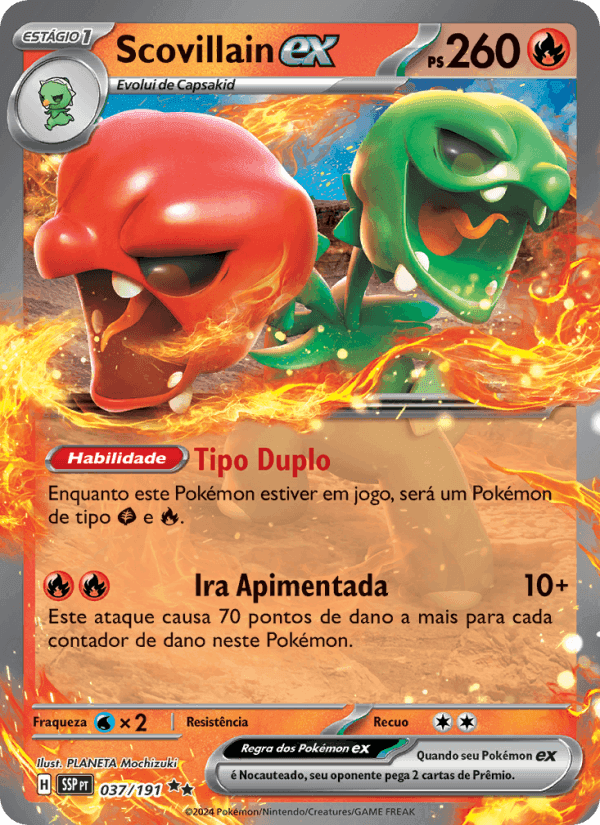 Scovillain ex, carta 037 de Fagulhas Impetuosas