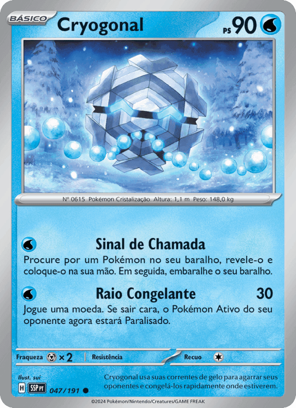 Cryogonal, carta 047 di Fagulhas Impetuosas
