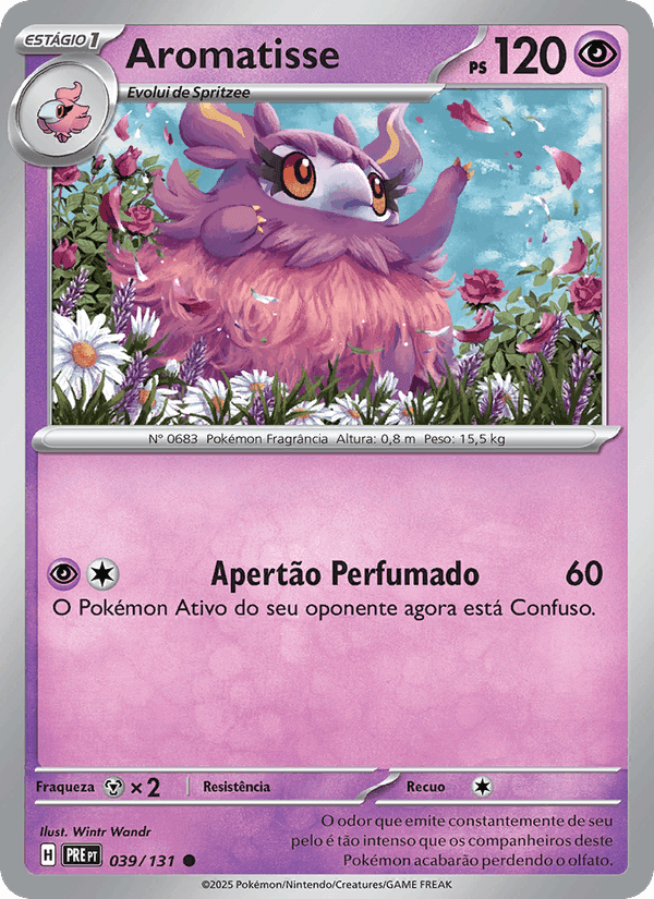 Aromatisse, card 039 from Evoluções Prismáticas