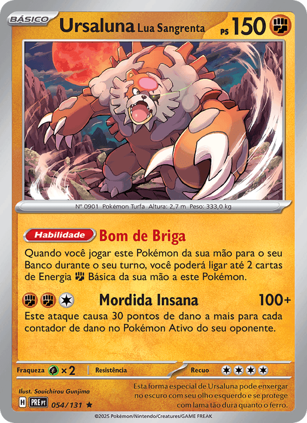 Ursaluna Lua Sangrenta, carte 054 de Evoluções Prismáticas