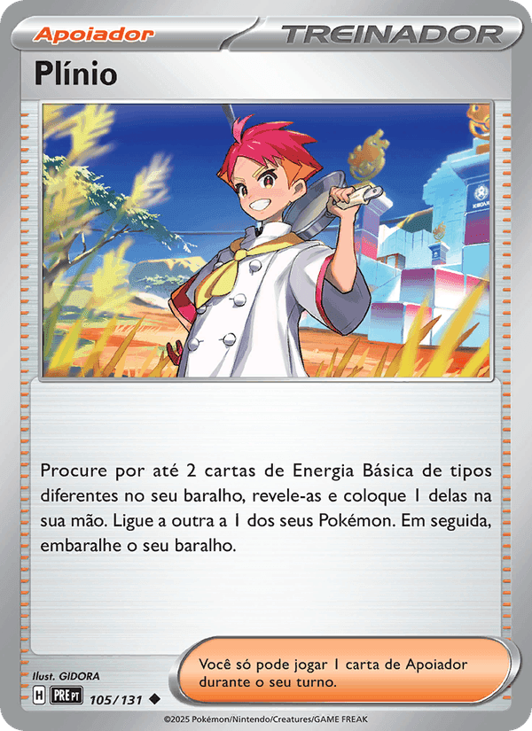 Plínio, card 105 from Evoluções Prismáticas