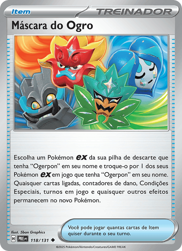 Máscara do Ogro, card 118 from Evoluções Prismáticas