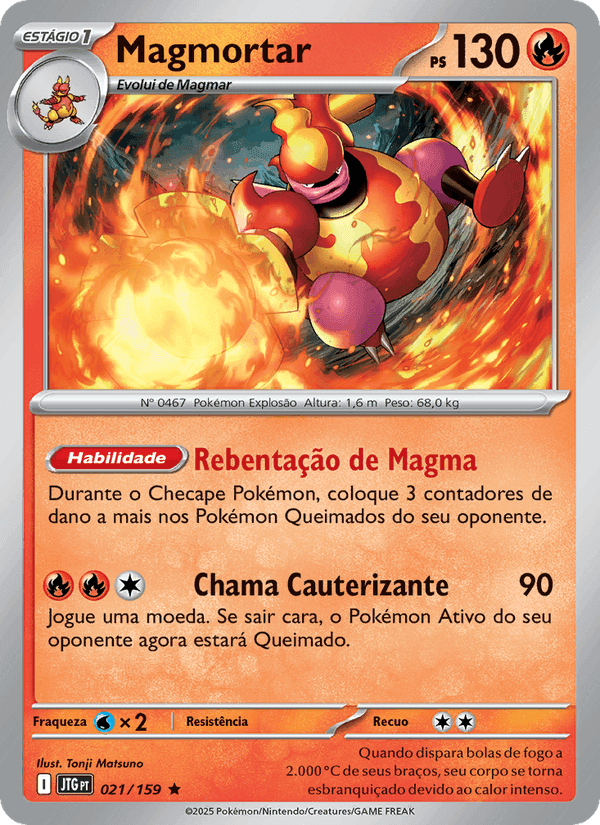 Magmortar, carta 021 di Amigos de Jornada
