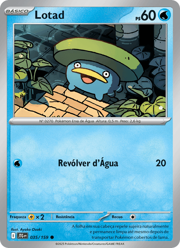 Lotad, carta 035 de Amigos de Jornada
