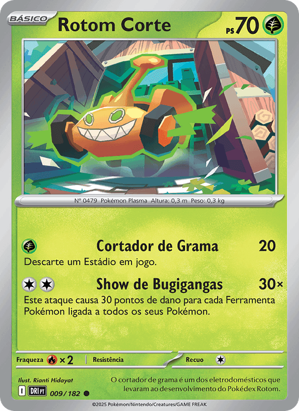 Rivais Predestinados の 009 番、Rotom Corte
