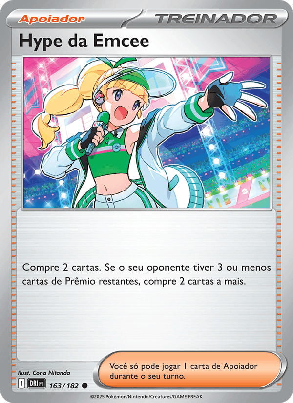 Hype da Emcee, carta 163 di Rivais Predestinados