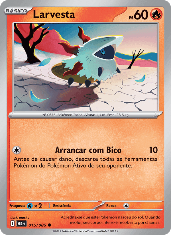 Larvesta, card 015 from Raio Preto