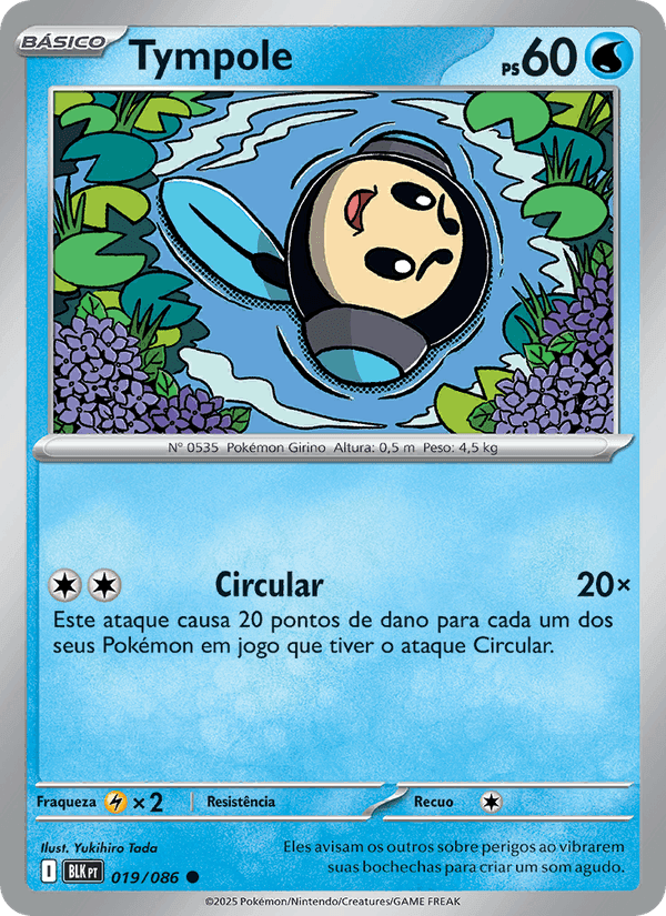 Tympole, carte 019 de Raio Preto