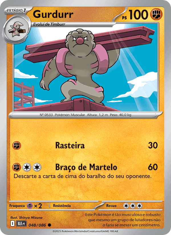 Gurdurr, carte 048 de Raio Preto