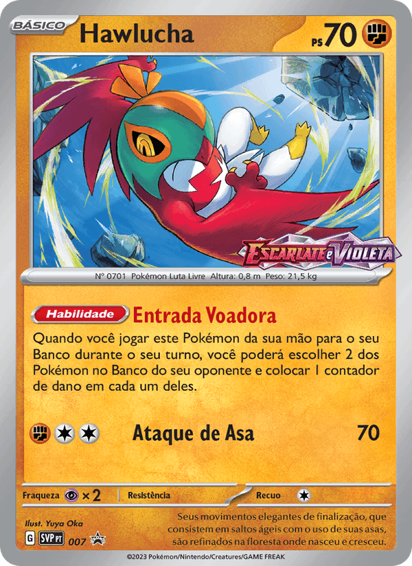 Hawlucha, carte 007 de SVP Black Star Promos