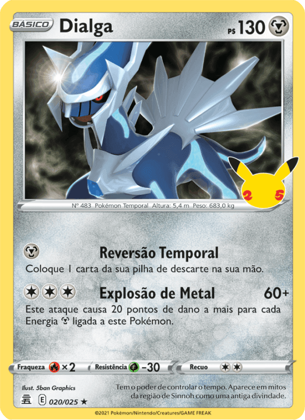 Dialga, carta 20 de Celebrações