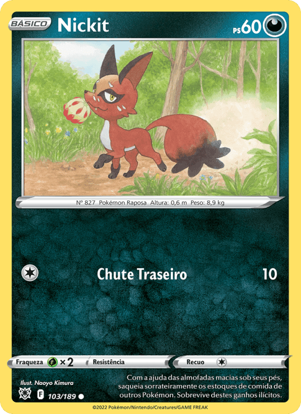 Nickit, card 103 from Estrelas Radiantes