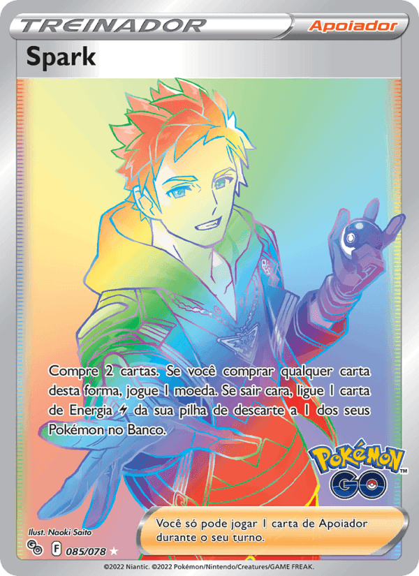Spark, card 085 from Pokémon GO