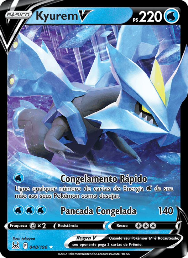 Kyurem V, carta 048 di Origem Perdida
