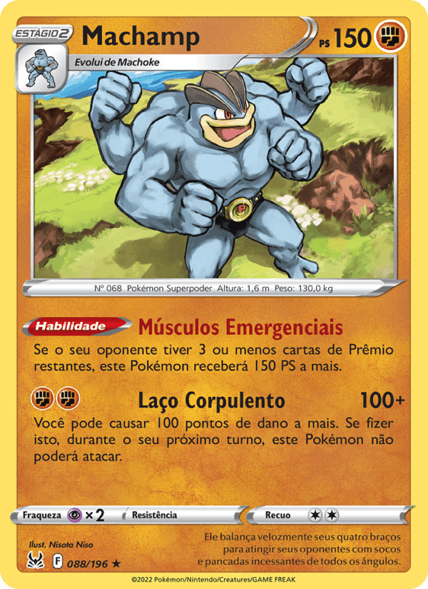 Machamp, card 088 from Origem Perdida
