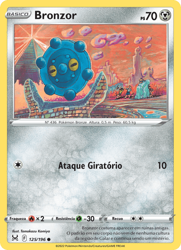 Bronzor, card 125 from Origem Perdida