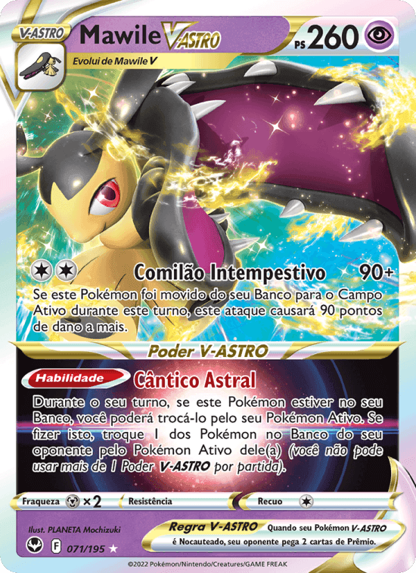 Mawile V-ASTRO, card 071 from Tempestade Prateada