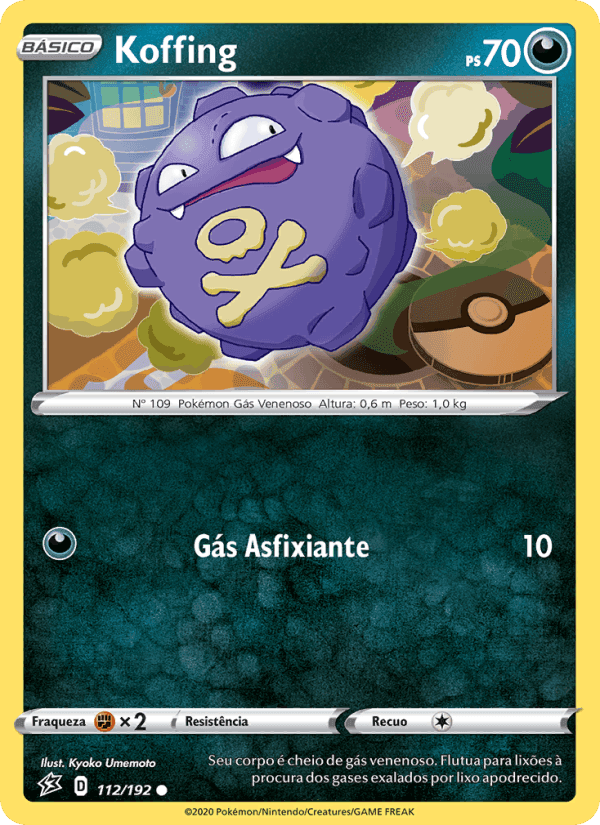 Koffing, card 112 from Rixa Rebelde