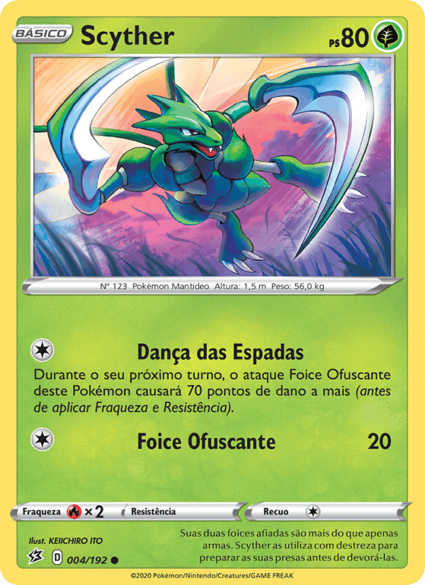 Scyther, carta 4 de Rixa Rebelde