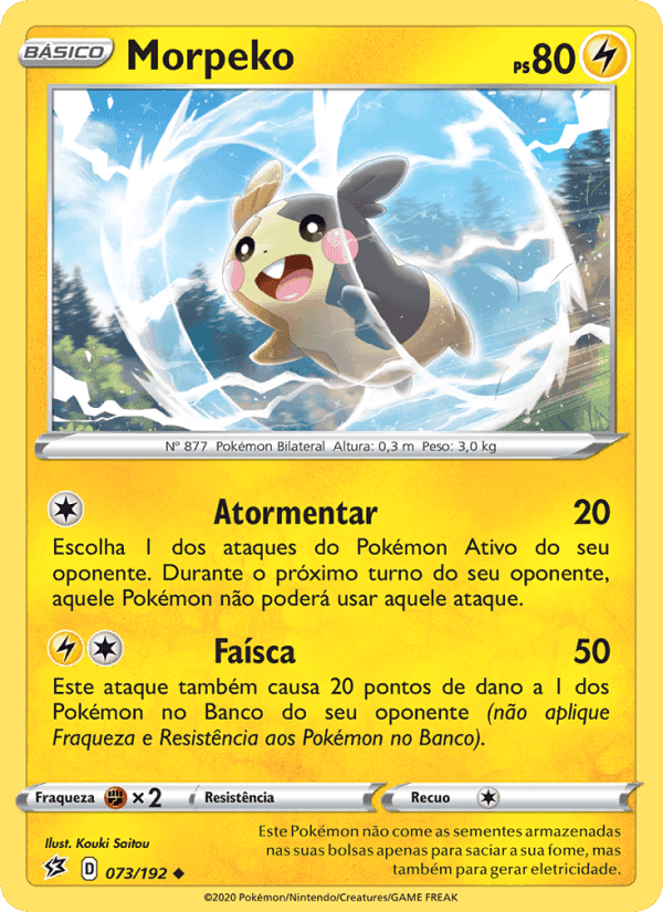 Morpeko, card 73 from Rixa Rebelde